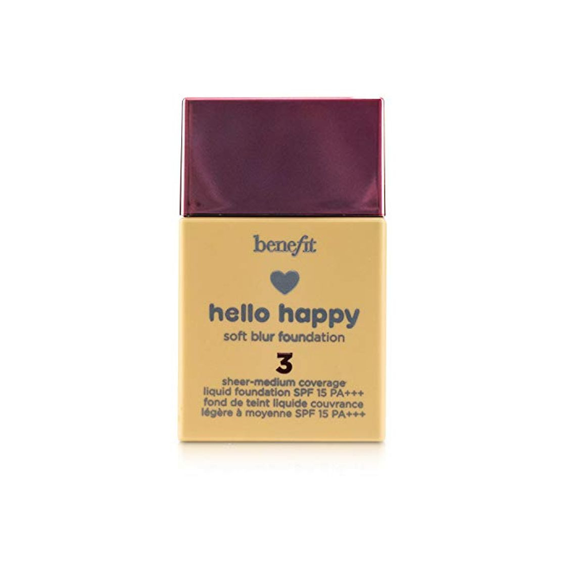 Belleza BENEFIT HELLO HAPPY FOUNDATION SHADE 3 30 ML