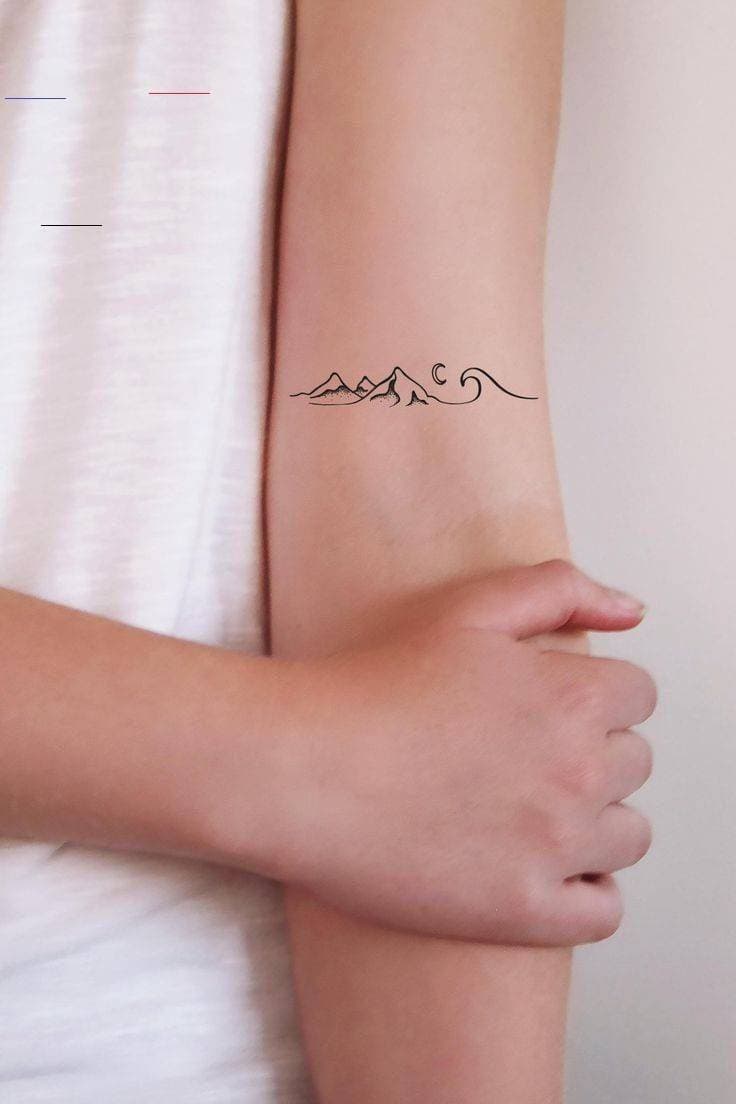 Fashion Tatuagem minimalista