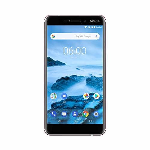 Electronic Nokia 6.1 SIM Doble 4G 32GB Cobre, Blanco - Smartphone