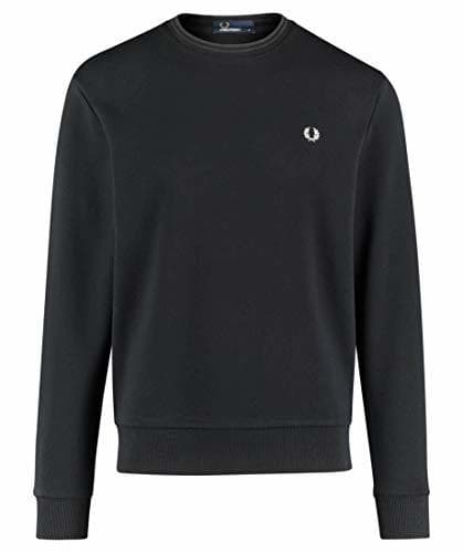 Producto Fred Perry Authentic Reverse Wreath Aplique Sweat Black-L