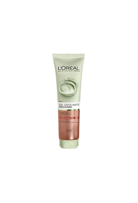 Belleza L'Oréal Paris Gel Limpiador Exfoliante Arcillas Puras Roja