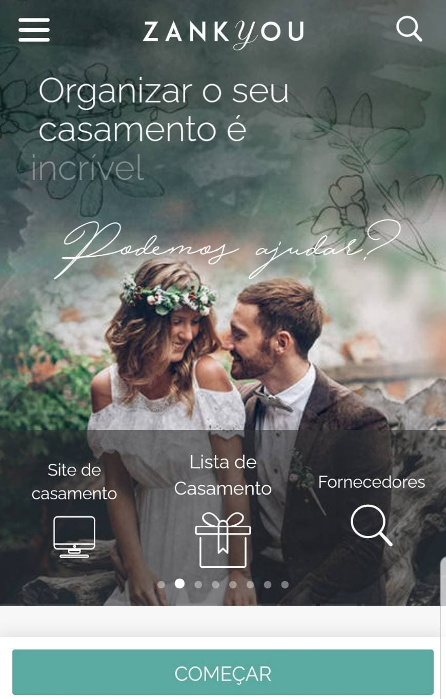 App Casamentos