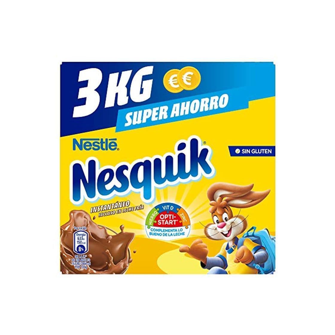 Producto Nestlé nesquik cacao soluble instantáneo 3kg(2x1.5kg)