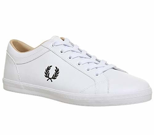 Place Fred Perry Baseline Leather White B3058100