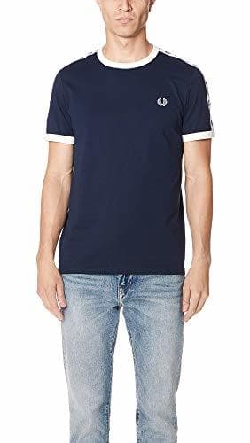 Product Fred Perry Taped Ringer Camiseta, Azul