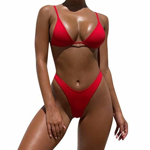 Product Bikinis Mujer 2019 Brasileños SHOBDW Bañadores de Mujer Dos Piezas Conjunto de