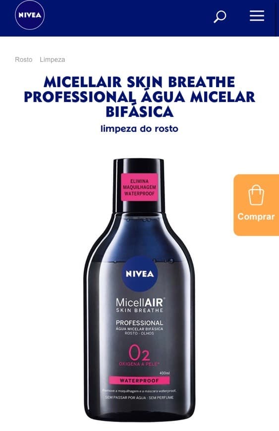 Producto MICELLAIR SKIN BREATHE PROFESSIONAL ÁGUA MICELAR BIFÁSICA