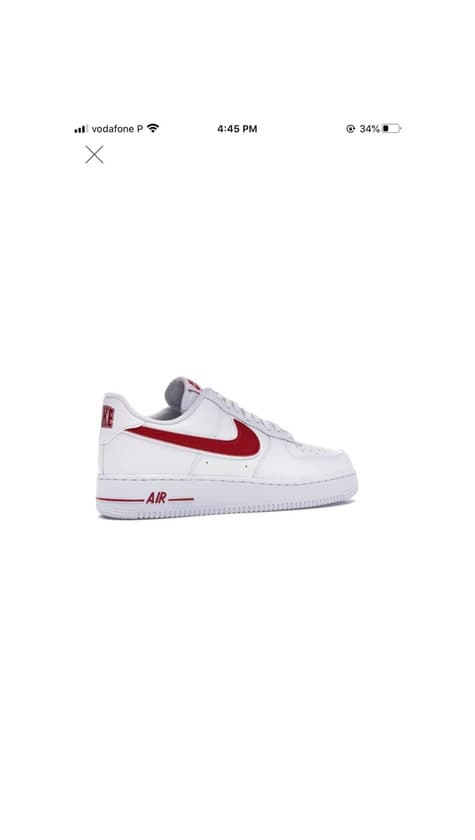 Product Air Force 1 white gym red