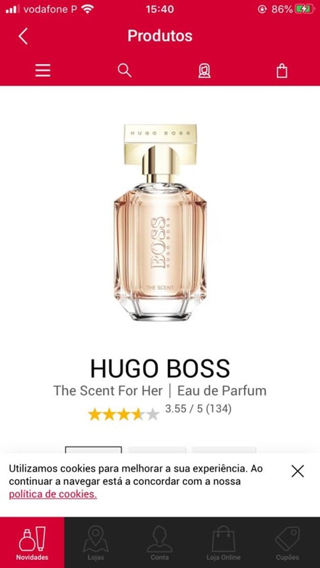 Producto Hugo Boss the scent 