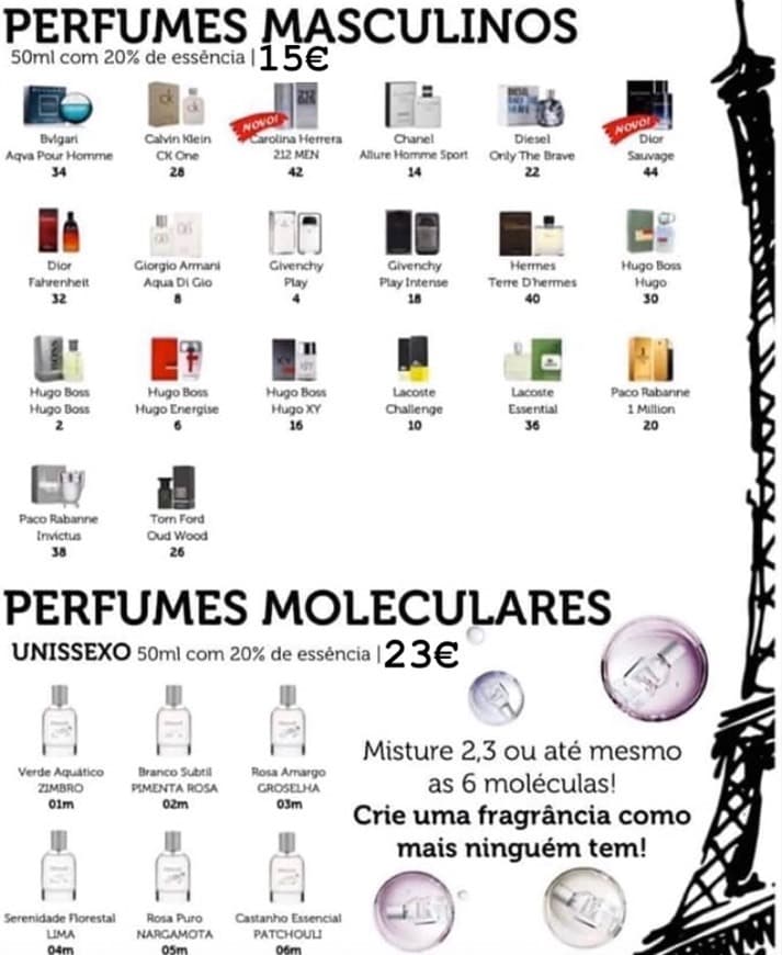 Moda Perfumes PROUVÉ para Ele