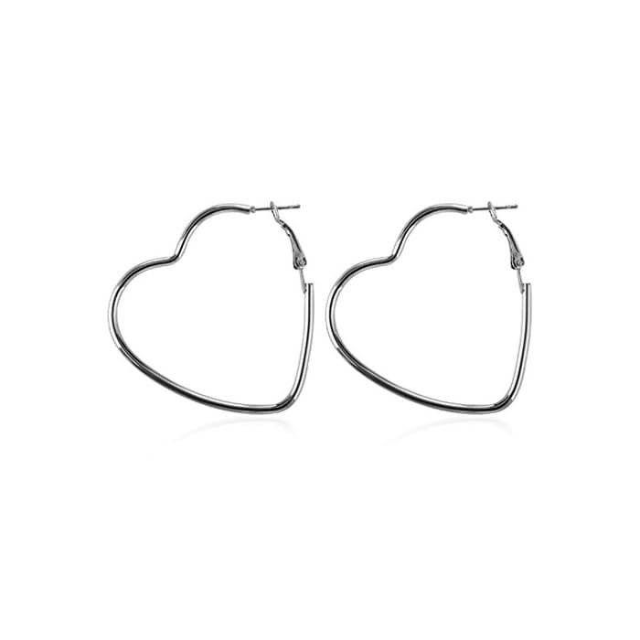 Elemento de la categoría hogar fgyhty Women Girls Exaggerated Hollow Heart Statement Earrings Women Jewelry Hook Dangle