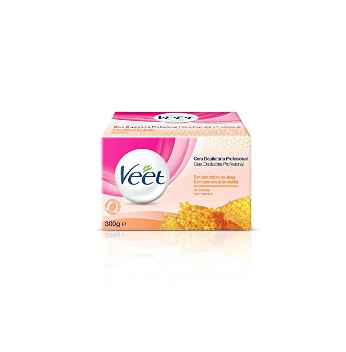 Beauty Veet Tarro Cera Depilatoria Tibia de Resultados Profesional sin Bandas con Cera