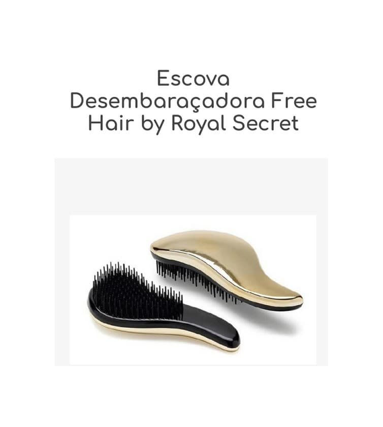 Producto Escova desembaraçadora