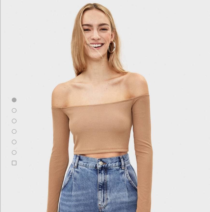 Moda Basic nude top