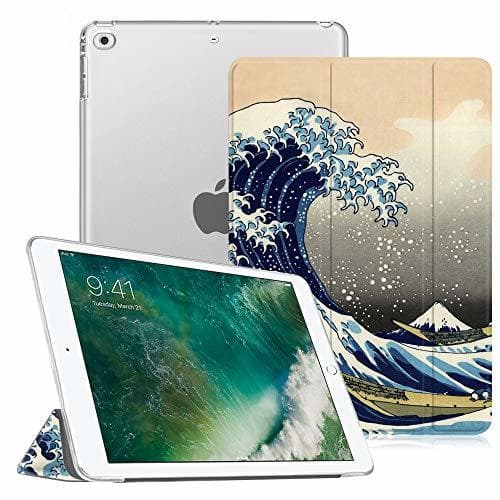 Electronic Fintie Funda para iPad 2018/2017 - Trasera Transparente Mate Carcasa Ligera con