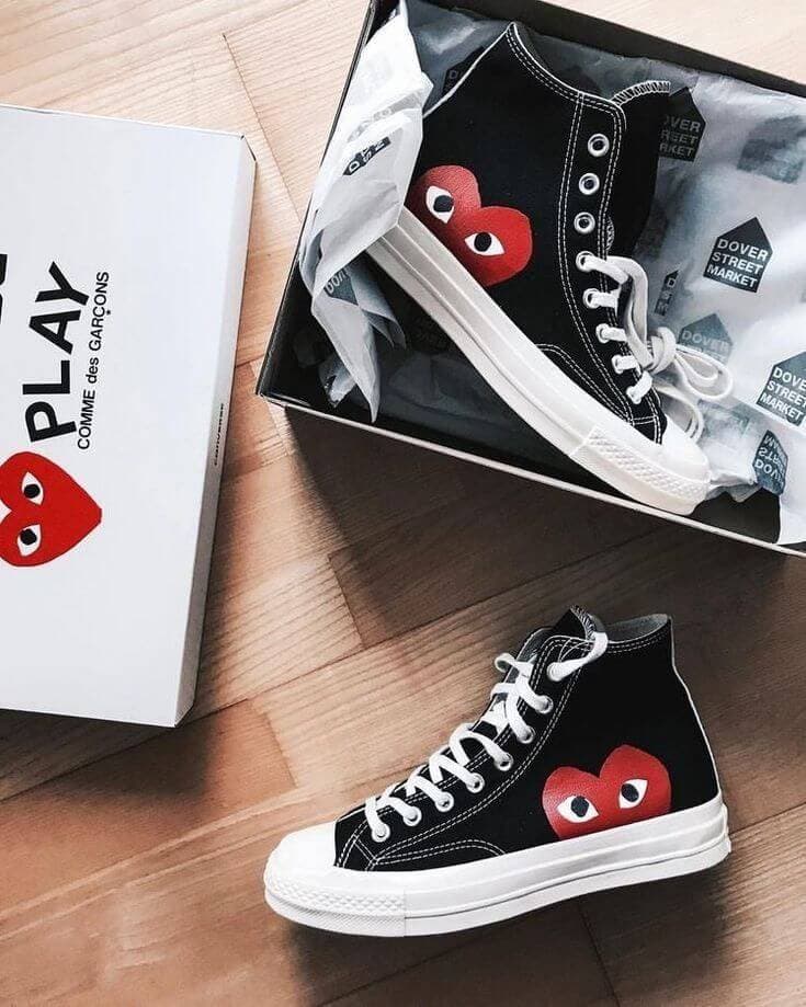 Moda 
CONVERSE x COMME DES GARÇONS CHUCK 70 HI SNEAKERS