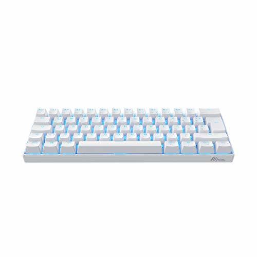 Electrónica Royal Kludge RK61 - Teclado para Videojuegos y Oficina