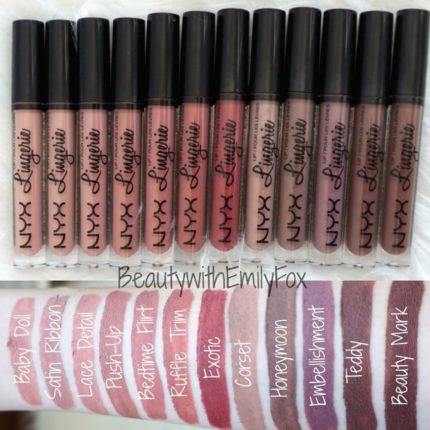 Fashion Batom Líquido Lip Lingerie da NYX Professional Makeup

