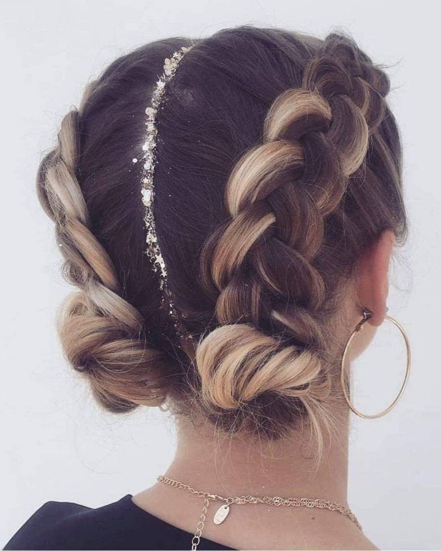 Moda Penteado com tranças 