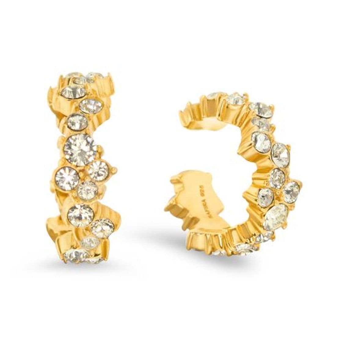 Fashion 18k Gold Plated Yellow Bling Earcuffs