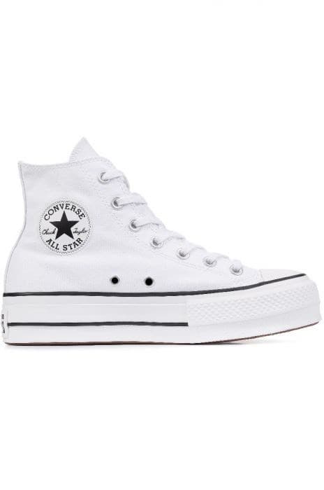 Fashion Converse Chuck Taylor CTAS Lift Hi, Zapatillas para Mujer, Blanco