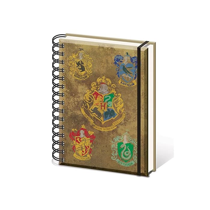 Producto HARRY POTTER sr72083 Hogwarts de los Escudos - Cuaderno tamaño A5 Notebook