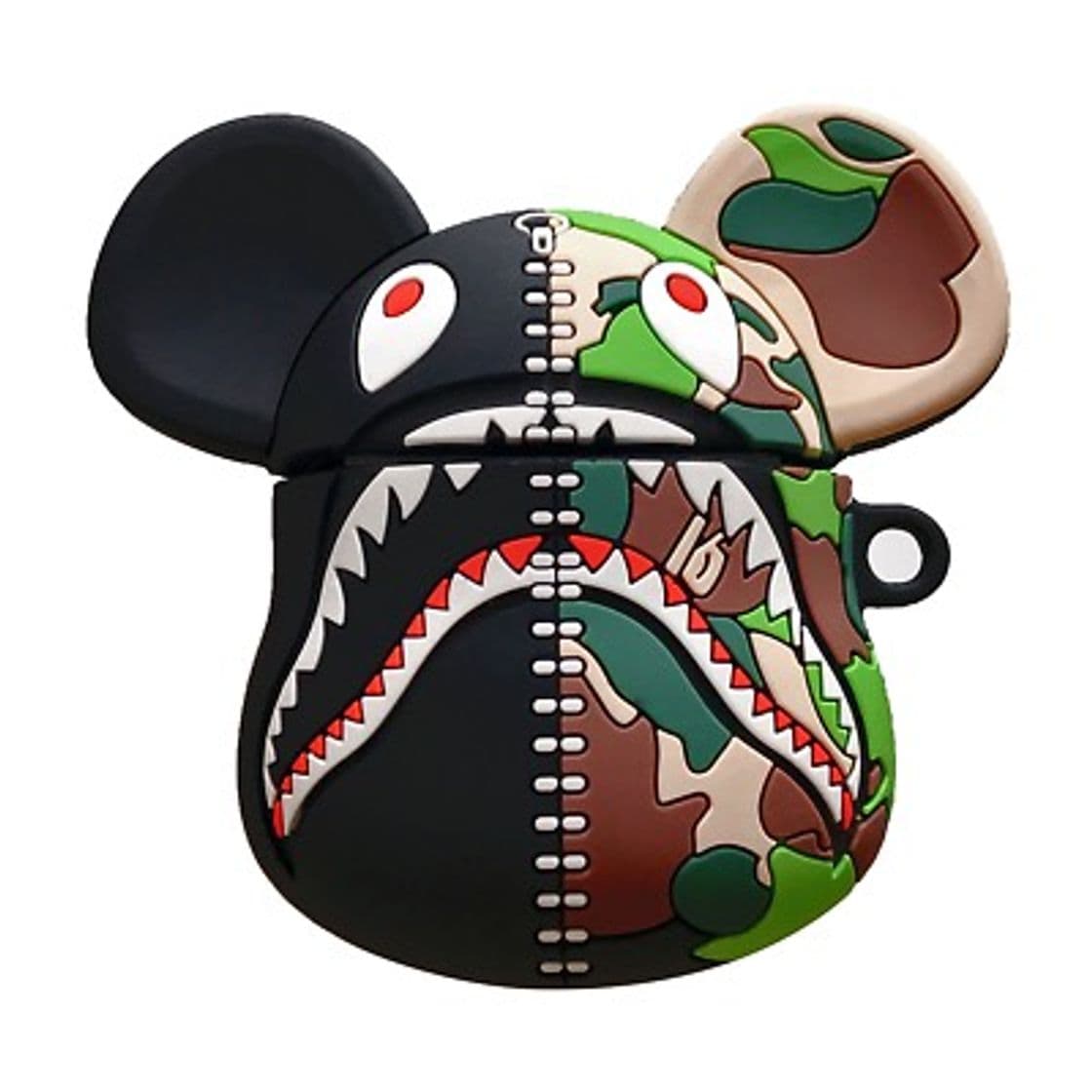 Moda Bape Shark Bearbrick Camo a Bathing Ape 3D Capa Protetora De