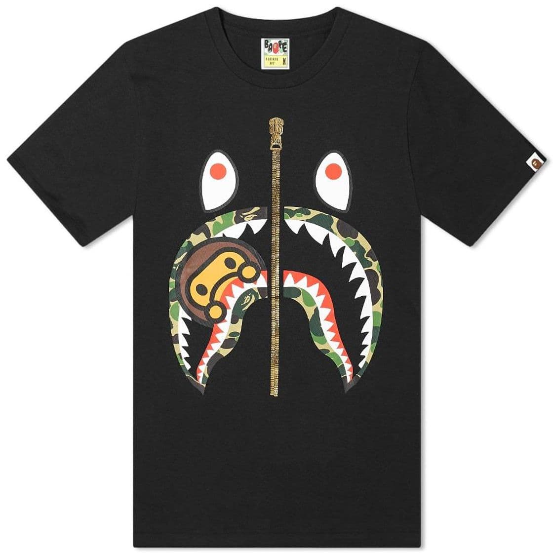 Moda A BATHING APE ABC CAMOILO SHARK TEE