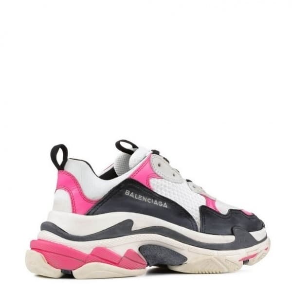 Fashion Balenciaga Triple S Black Pink