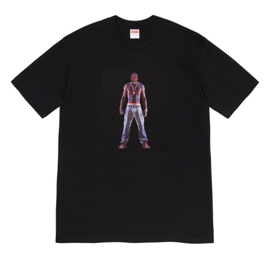 Moda Supreme Tupac Hologram Tee Black 