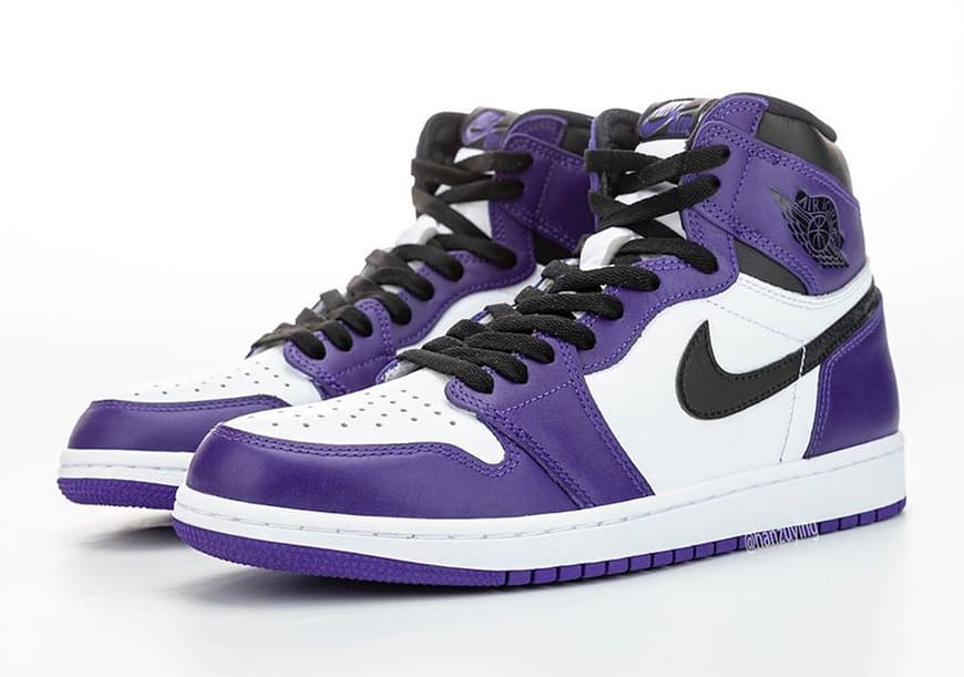 Fashion Jordan 1 Retro High Court Purple White 