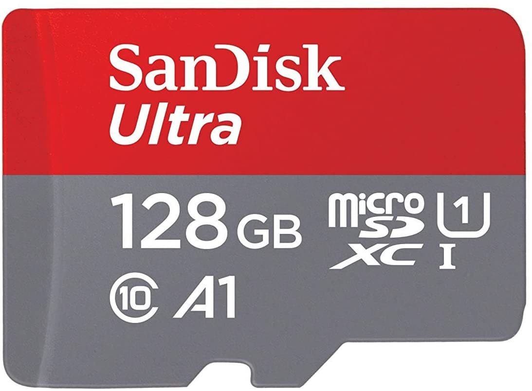 Fashion Cartão Memória Micro SDXC SANDISK 128GB Ultra A1 100MB/s