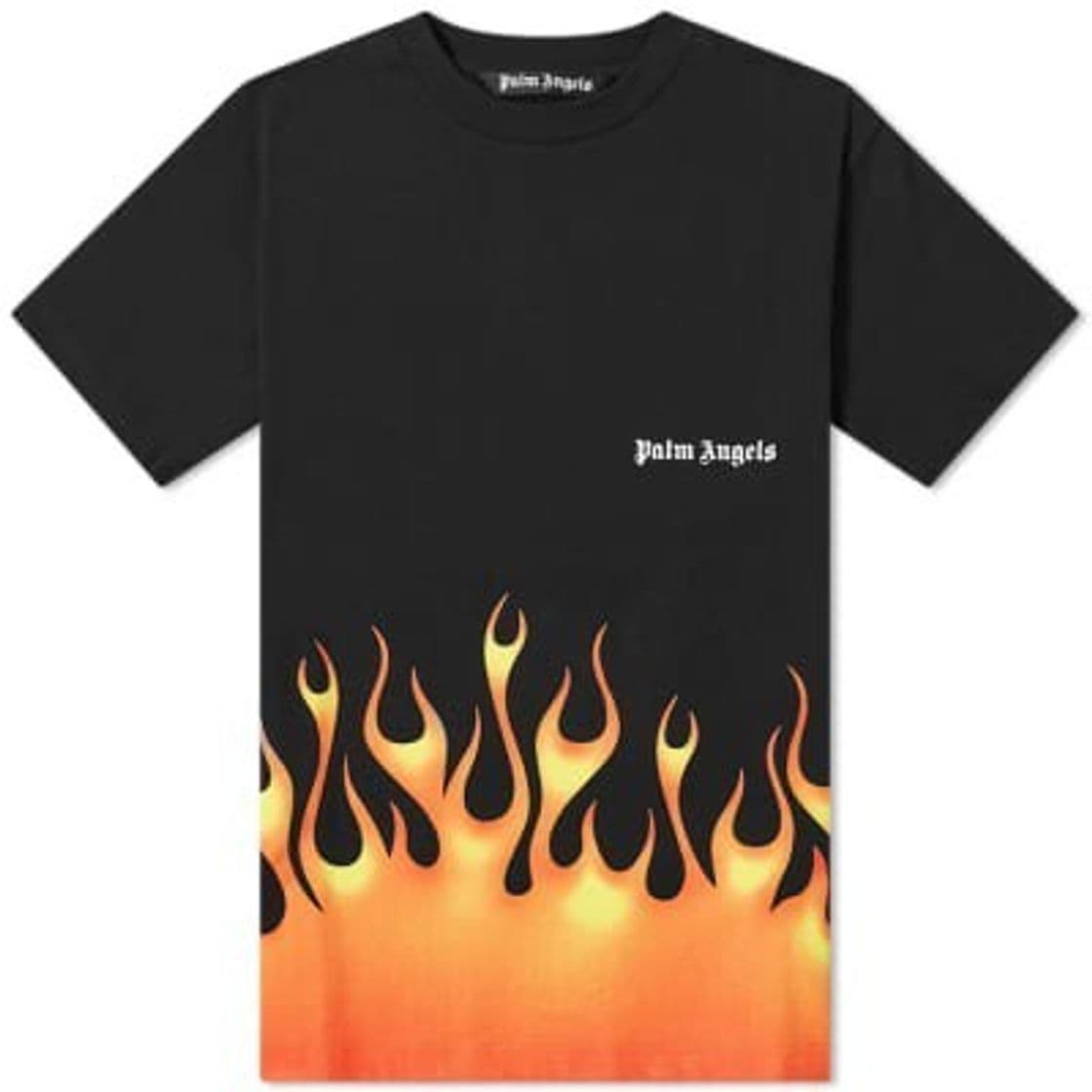 Moda Palm Angels Firestarter Classic Tee Black & Yellow | END.