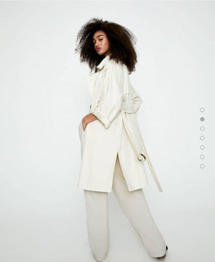 Fashion Trench cruzado oversize