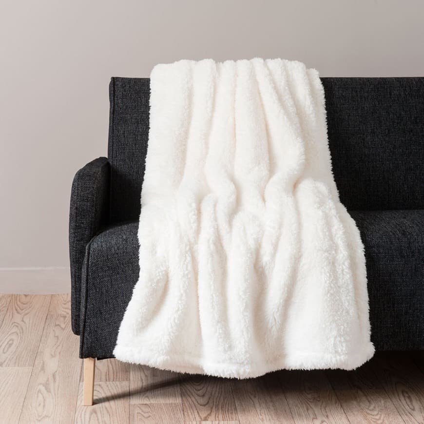 Producto Ecru Faux fur Blanket 150x200