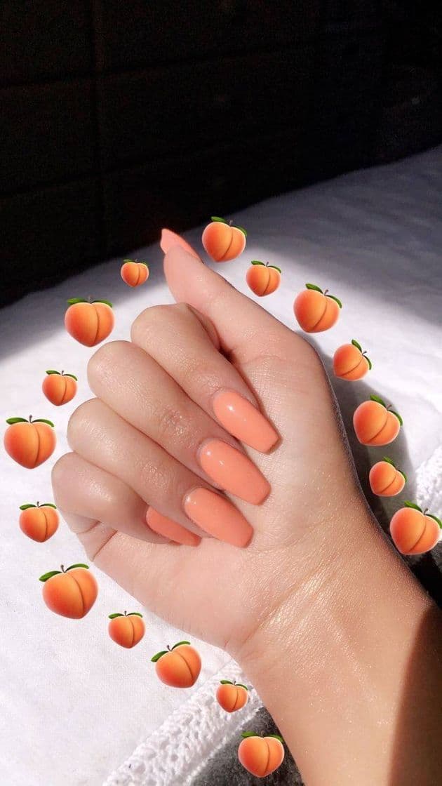 Moda Unhas pêssego 