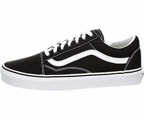 Fashion Vans Old Skool, Zapatillas Unisex Adulto, Negro