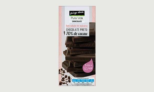 Producto Chocolate Pura Vida Preto Sem Açúcar 100G

