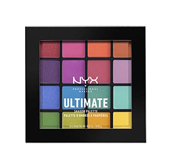 Beauty NYX Professional Makeup Paleta de sombra de ojos Ultimate Shadow Palette, Pigmentos