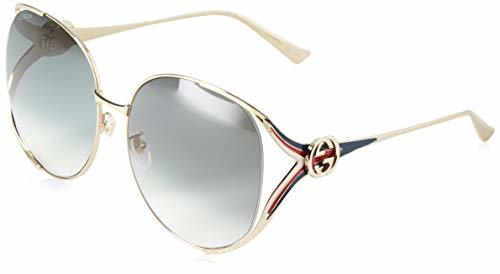 Product Gucci GG0225S 004 Gafas de sol, Dorado