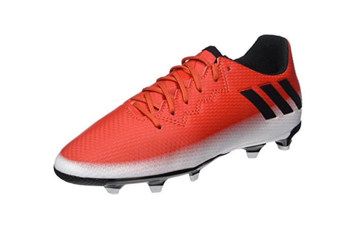 Fashion adidas Messi 16.3 FG, Botas de fútbol Infantil, Rojo