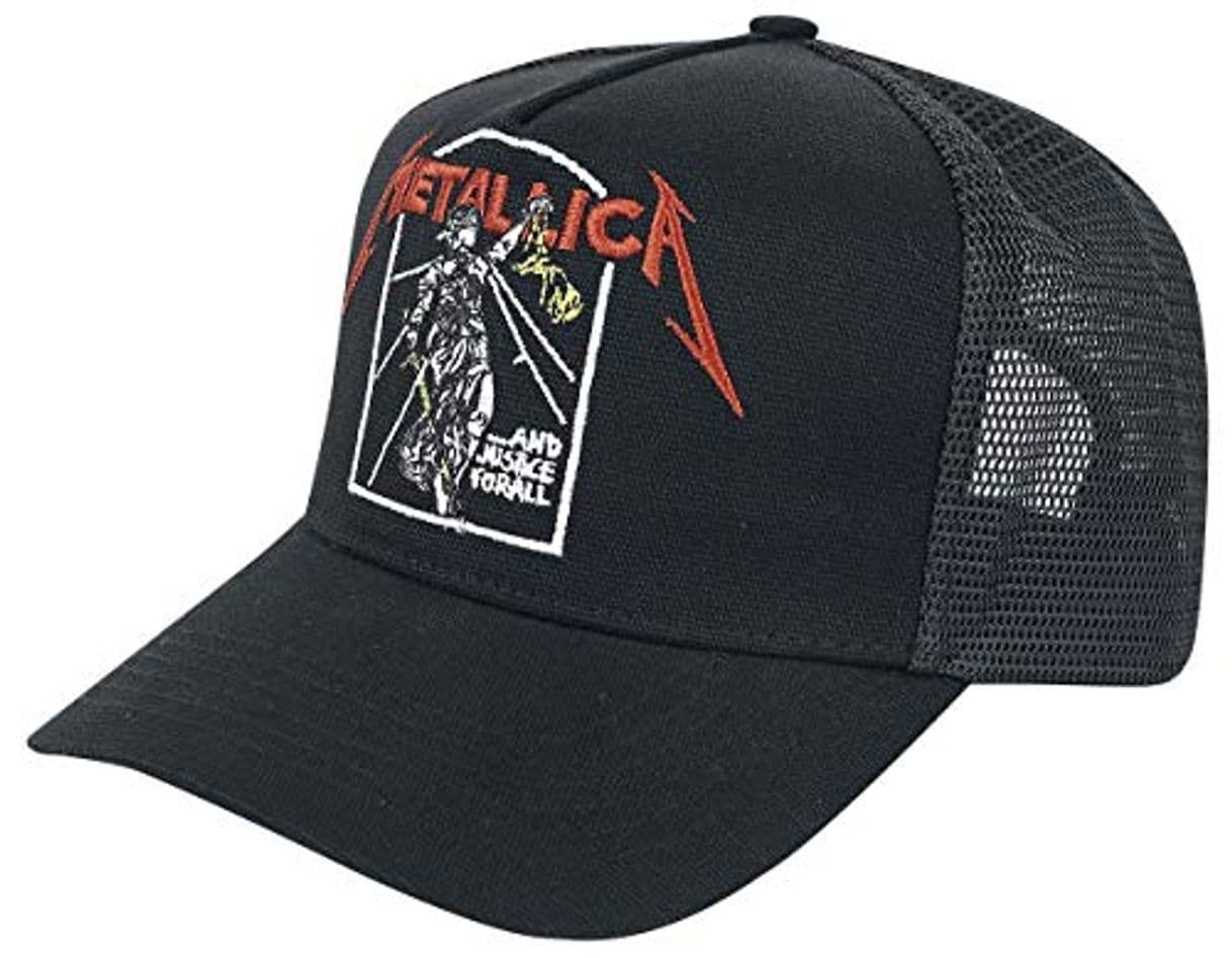 Moda Metallica Justice Gorra Negro