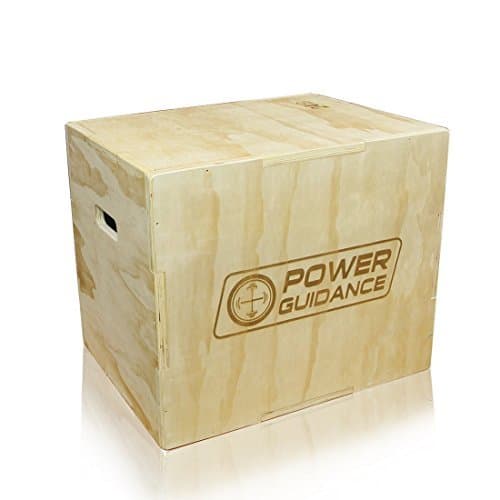 Place POWER GUIDANCE Caja pliométrica de madera 3 en 1 - Ideal para