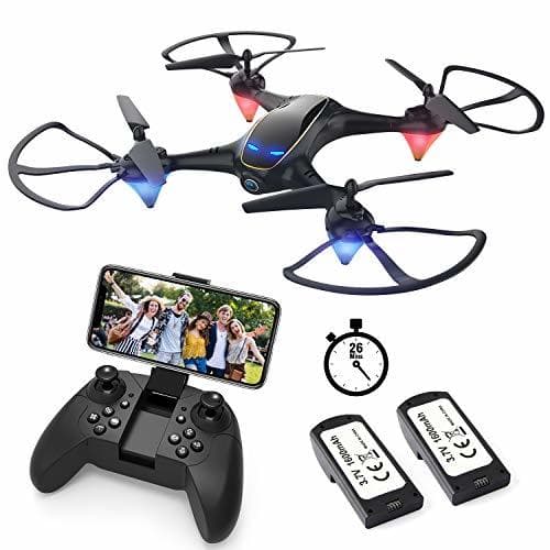 Product EACHINE E38 Drones con Cámara para Adultos LED Tiempo de Vuelo Largo