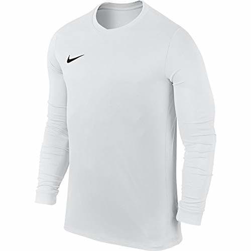 Fitness Nike LS Park Vi JSY Camiseta de Manga Larga, Hombre, Blanco