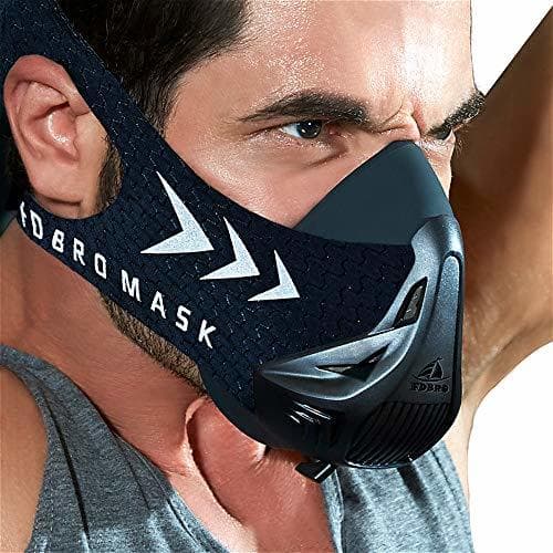 Product FDBRO Máscaras máscaras de Deportes, Estilo Negro, máscara;scara para Entrenamiento y acondicionamiento