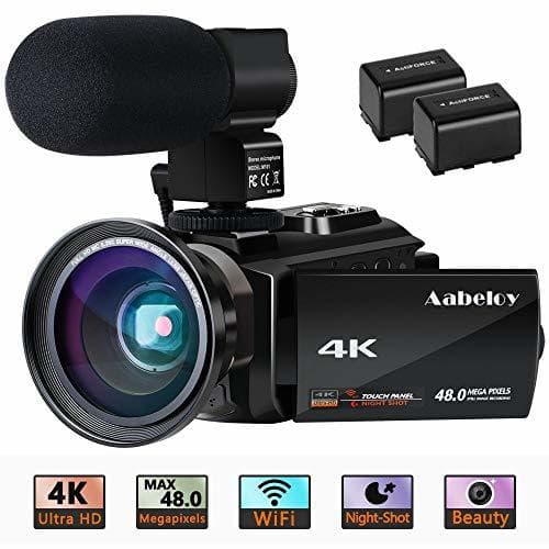 Lugar Videocámara 4K Vlogging Cámara Digital con WiFi Ultra HD de 48.0MP 3.0