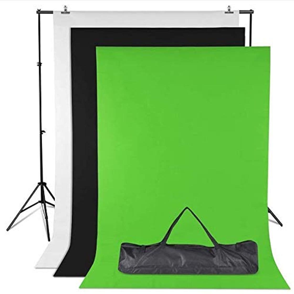 Electrónica Amzdeal Soporte de Fondo 2 * 3m con 3 Fondos Fotográficos 1.6