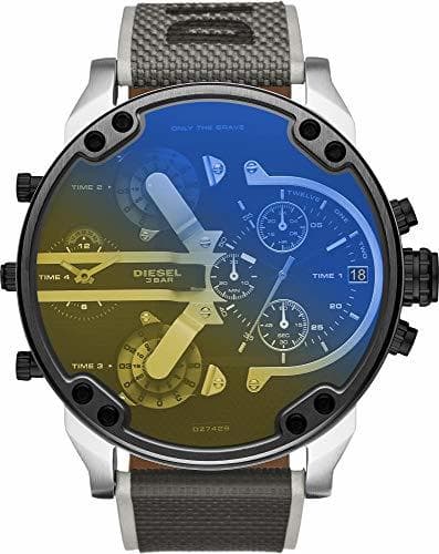 Moda DIESEL MR DADDY 2.0 DZ7429 Cronógrafo para hombres