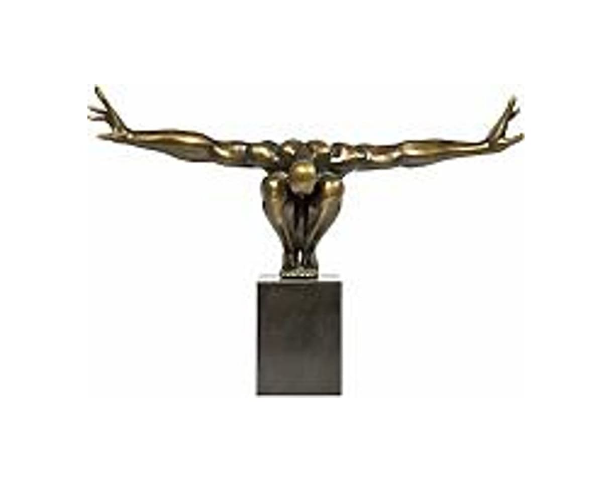 Producto Kare Objeto De Decoración Athlet Weiß Fitness Estatua Diseño Hombre Escultura Deco